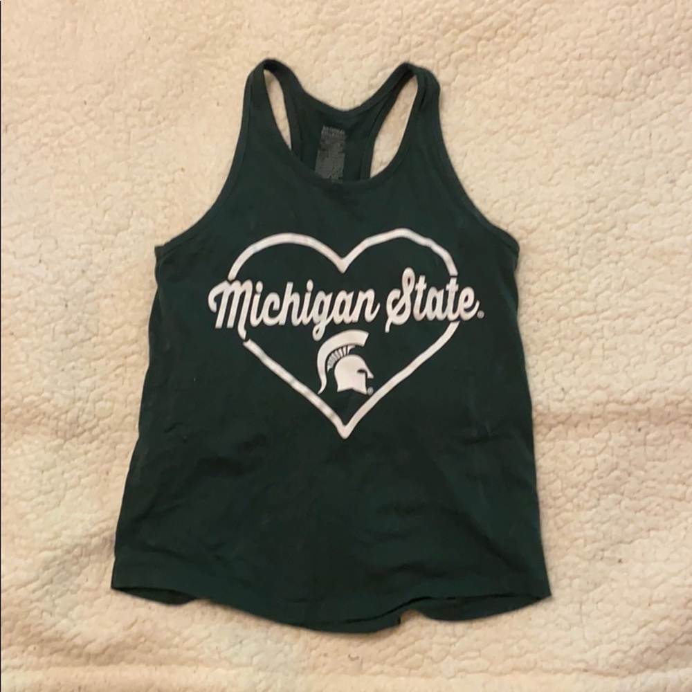 Michigan state tank top